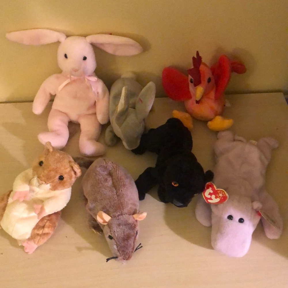 Seven piece Ty bundle